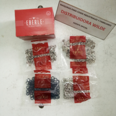 Broches doble aro N° 9 azul marino Eberle - comprar online