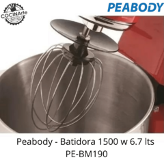 PEABODY - BATIDORA PLANETARIA 1500 W - 6,7 LITROS - PE-BM190 - tienda online