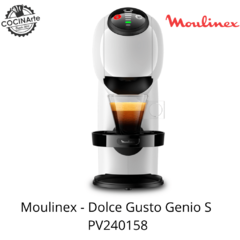 MOULINEX - CAFETERA MULTIBEBIDA - DOLCE GUSTO GENIO S - PV240158 - comprar online