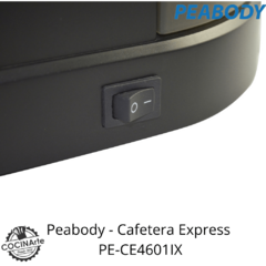 Imagen de PEABODY - CAFETERA EXPRESS - PE-CE4601IX