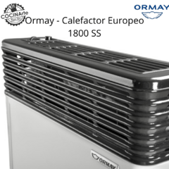 ORMAY - CALEFACTOR EUROPEO 1800 SS - comprar online