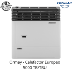 ORMAY - CALEFACTOR EUROPEO 5000 TB/TBU