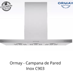 ORMAY - CAMPANA INOX C903