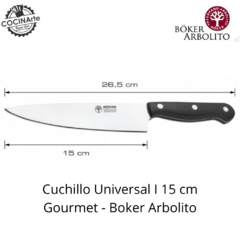 CUCHILLO UNIVERSAL I 15 CM GOURMET BOKER ARBOLITO - comprar online