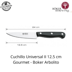CUCHILLO UNIVERSAL II 12.5 CM GOURMET BOKER ARBOLITO - comprar online