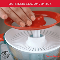 MOULINEX - EXPRIMIDOR VITAPRESS RED - PC3021AR - tienda online