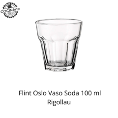 FLINT OSLO VASO SODA 100 ML RIGOLLEAU