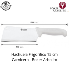 HACHUELA FRIGORÍFICO 15 CM CARNICERO BOKER ARBOLITO - comprar online