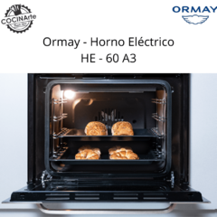 ORMAY - HORNO ELÉCTRICO HE- 60 A3 - COCINArte 