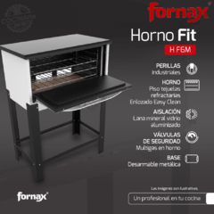 FORNAX - HORNO PIZZERO FIT 6 MOLDES - COCINArte 