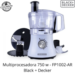 BLACK + DECKER - PROCESADORA DE ALIMENTOS - FP1002 - AR