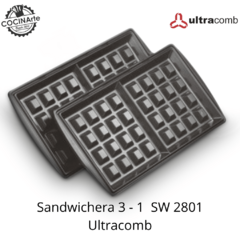 ULTRACOMB - SANDWICHERA 3 EN 1 - SW2801 - tienda online