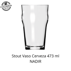 STOUT VASO CERVEZA 473 ML NADIR