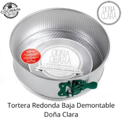 DOÑA CLARA - TORTERA REDONDA BAJA DESMONTABLE