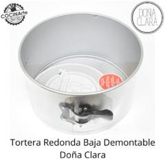 DOÑA CLARA - TORTERA REDONDA BAJA DESMONTABLE - COCINArte 