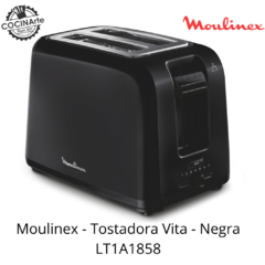 MOULINEX - TOSTADORA VITA - NEGRA - LT1A1858AR