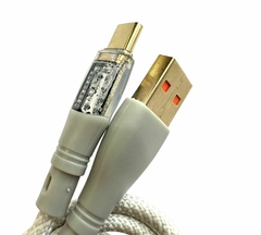 CABLE TIME USB TIPO C MALLADO CON LUZ LED 1 METRO - comprar online