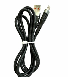 CABLE MICRO USB MALLADO CON LUZ LED 1 METRO TIME 6231 en internet
