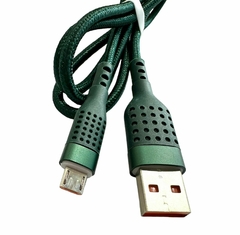 CABLE MICRO USB MALLADO CON LUZ LED 1 METRO TIME 6231 - comprar online