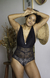 BODY RENDA PRETO - Valentina intimate