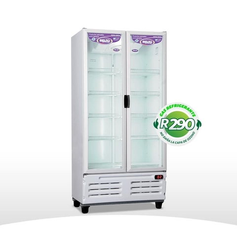 Exhibidora Vertical Doble 750 lts Inelro