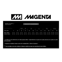 Calza Magenta 7.4 Logo Mate en internet
