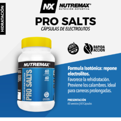 Nutremax Pro Salts Cápsulas de Electrolitos en internet
