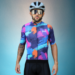 Jersey Pavé Ciclismo Stain Multicolor en internet