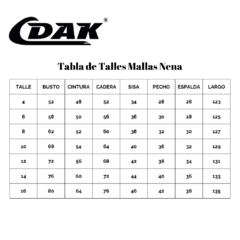 Malla DAK Nikita Junior Celeste - comprar online