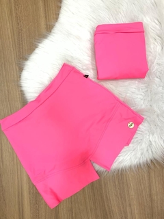 Shorts Saia Poliamida Pimenta Rosa