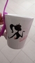 Taza cerámica Barbie + cuchara