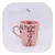 Taza cerámica pantera rosa + cuchara