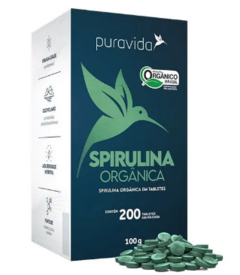 Spirulina Orgânica c/200 tab - PURAVIDA - comprar online