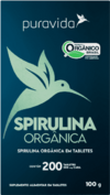 Spirulina Orgânica - Pura vida- 200 Tabletes