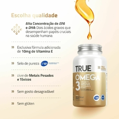 Ômega 3 True com Vitamina E (180 cápsulas) - True Source - loja online