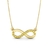 Colar Ouro 18K Infinito com Pedras - comprar online