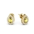 Brinco Ouro 18K Gota com Pedras - comprar online