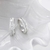 Alianças Namoro Prata Diamantadas com Friso Diagonal e Pedras na internet
