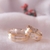 Alianças Namoro Prata Foscas Aplique Em Ouro Coração Vazado com Friso e Pedras na internet