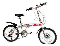 Bicicleta Plegable Sbk Voyage Rod20 6 Vel Shimano - comprar online