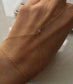 Pulseira de mão cristal