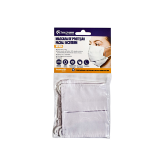 Máscara De Proteção Facial Incoterm MF050 – Branco