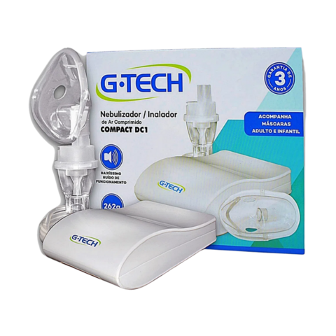 Nebulizador/Inalador de Ar Comprimido G-Tech Mod Compact DC1