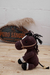 Cavalo em Crochê Marrom Escuro Amigurumi - Puro Sangue - comprar online