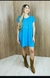 Vestido Flecha Com Aplique Azul - comprar online