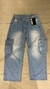 Jeans cargo tiro bajo