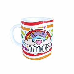 Caneca Amor é Amor 325ml em cerâmica Orathea - comprar online