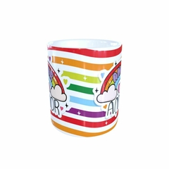 Caneca Amor é Amor 325ml em cerâmica Orathea na internet