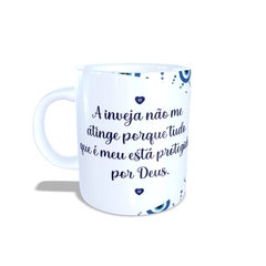 Caneca em cerâmica 325ml Olho Grego Modelo Linda Orathea - comprar online