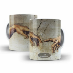 Caneca A Criacao Religioso em ceramica 325ml Orathea